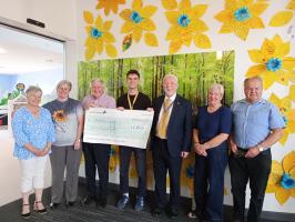 Cheque presentation to Marie Curie Hospice, Solihull